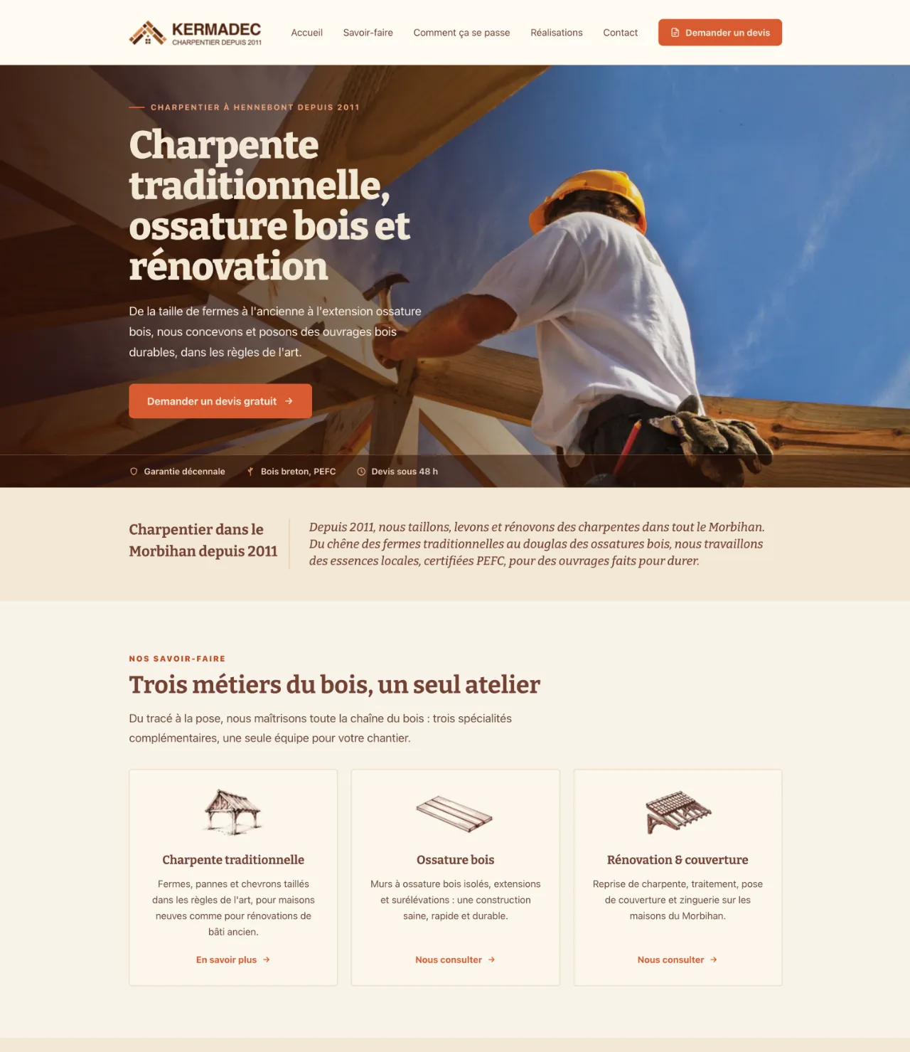Charpenterie Kermadec